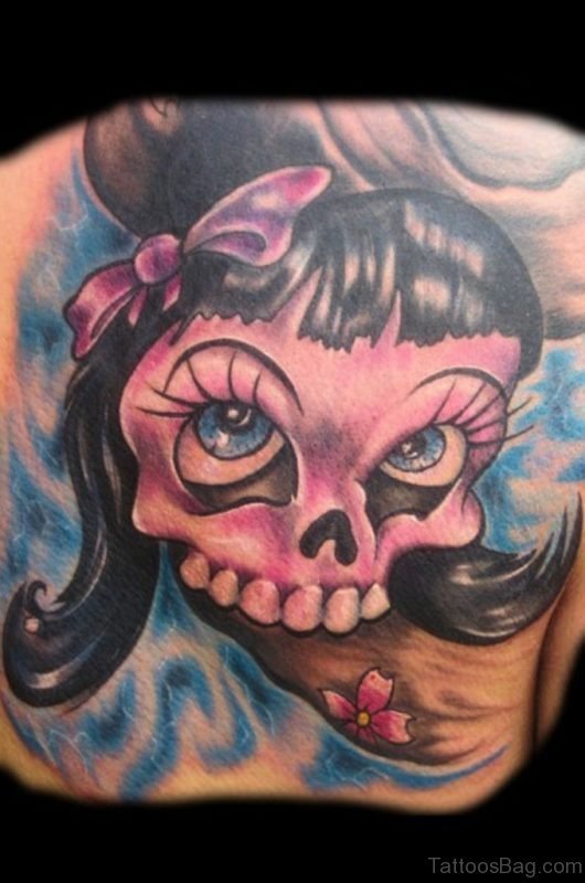 Mexican Skull Tattoo Design