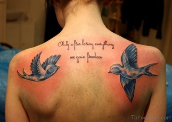 Nice Bird Tattoo Design