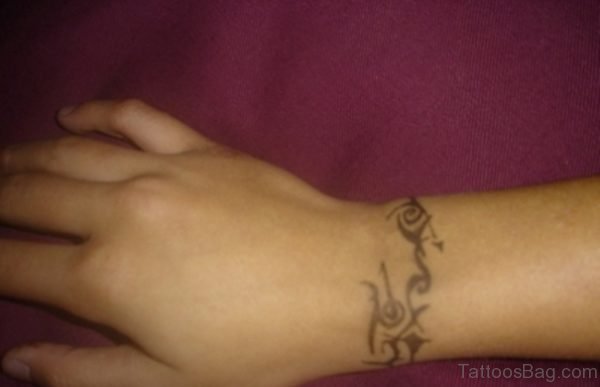 Bracelet Tattoo On Wrist
