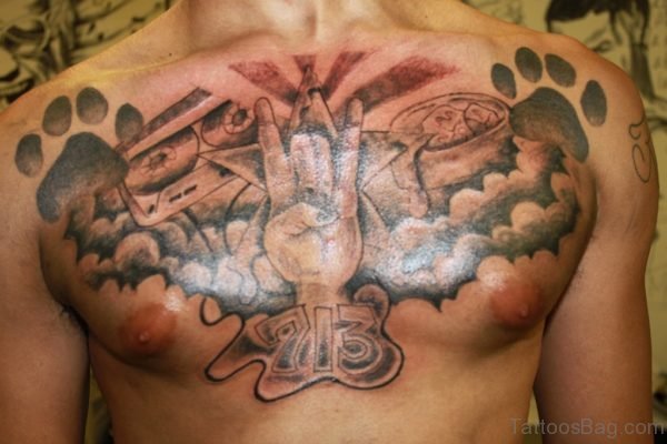 Nice Chest Tattoo