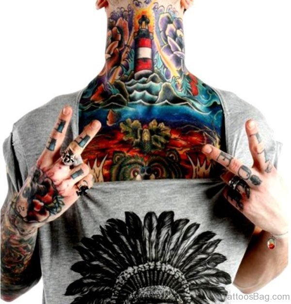 Nice Colored Tattoo Design