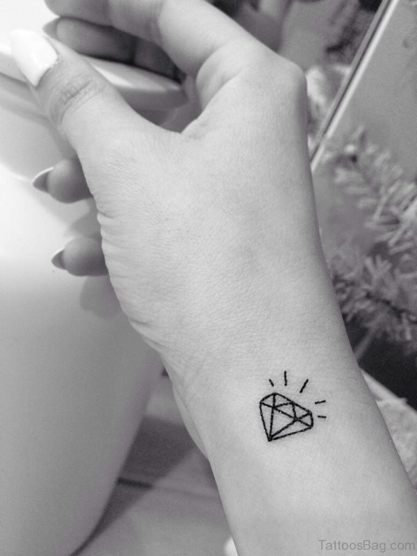 Nice Diamond Tattoo