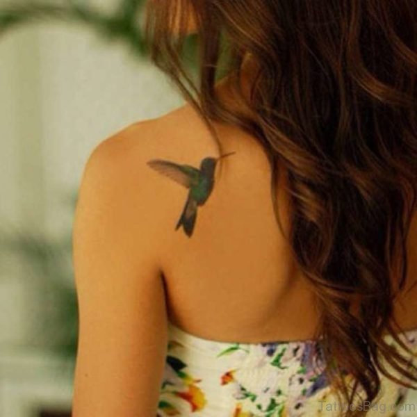 Nice Hummingbird Tattoo