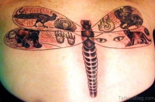 Nice Looking Dragonfly Tattoo