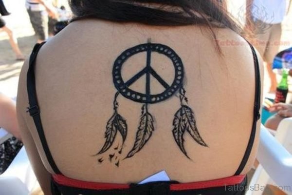 Nice Looking Dreamcatcher Tattoo