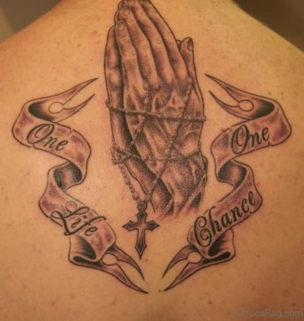 One Life One Chance Rosary Tattoo