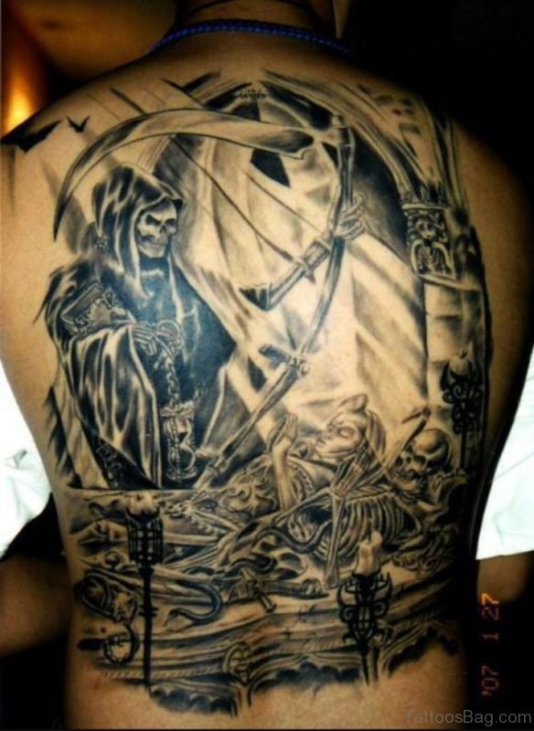 Outstanding Horror Tattoo Design