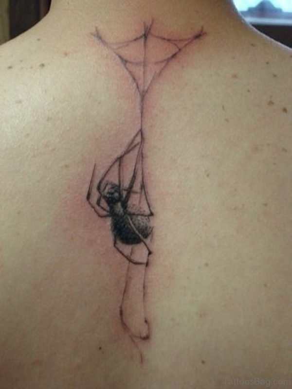 Outstanding Spider Tattoo Design