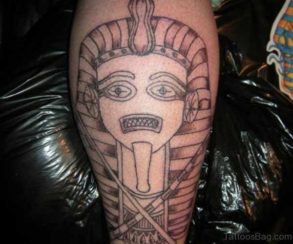 Pharaoh Shoulder Tattoo