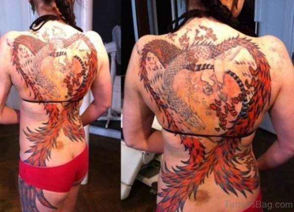Phoenix Tattoo For Girls