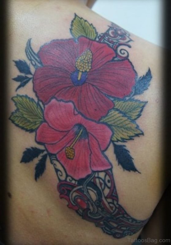 Pink Designer Tattoo