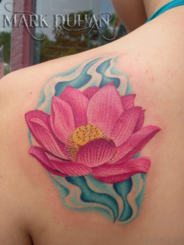 Pink Lotus Tattoo