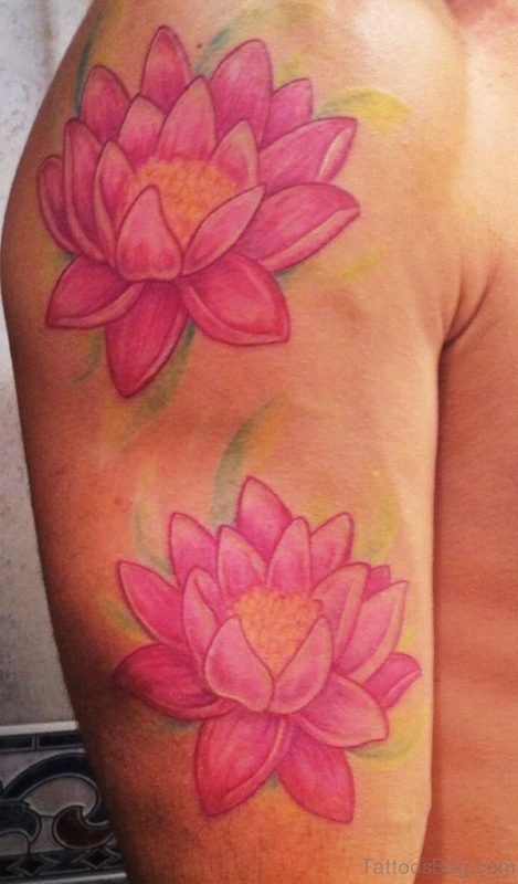 Pink Lotus Tattoo