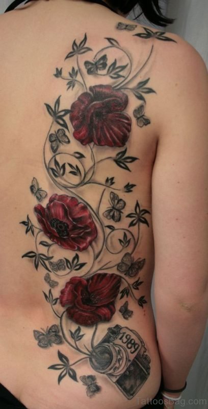 Poppy Flower Tattoo