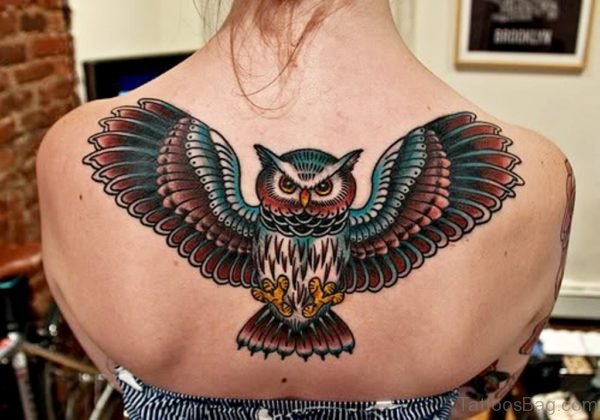 Pretty Owl Tattoo
