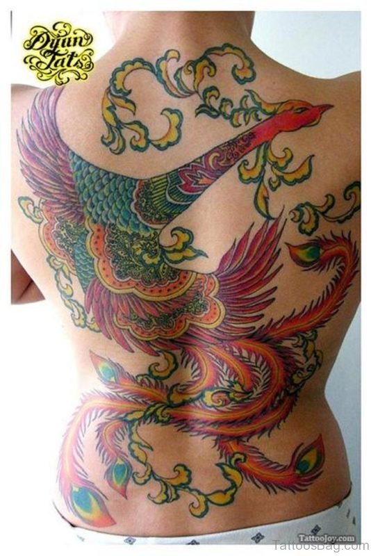 Pretty Phoenix Tattoo
