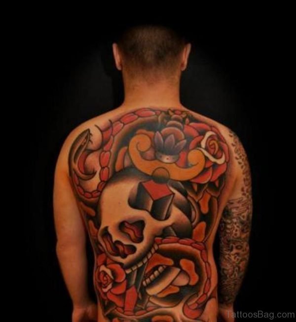 Pretty Skull Tattoo