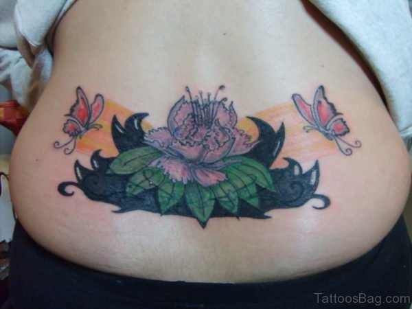 Purple Flower Tattoo