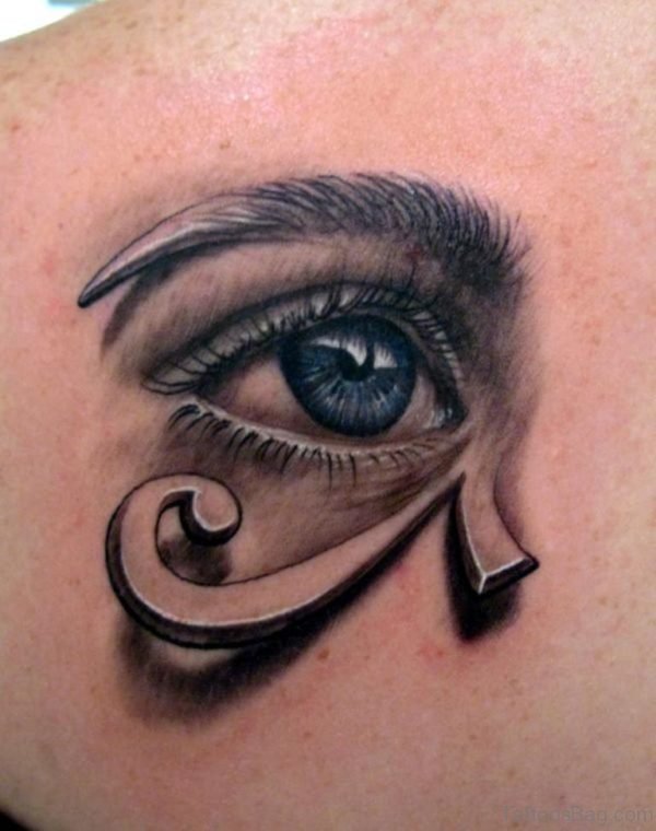 Reptilian Eye Tattoo