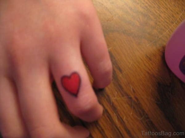 Red Heart Tattoo