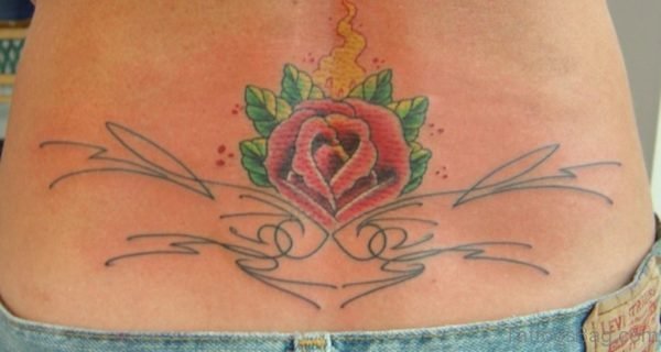 Red Rose Tattoo Design