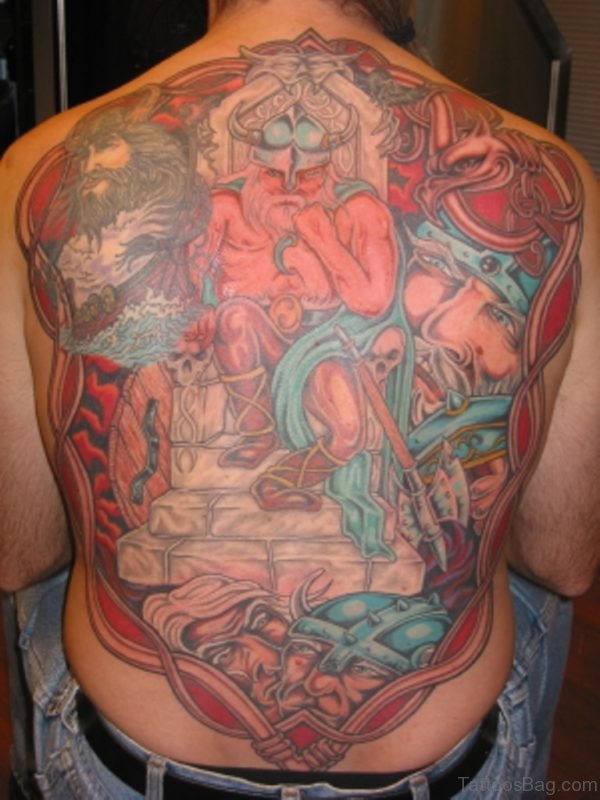 Red Viking Tattoo