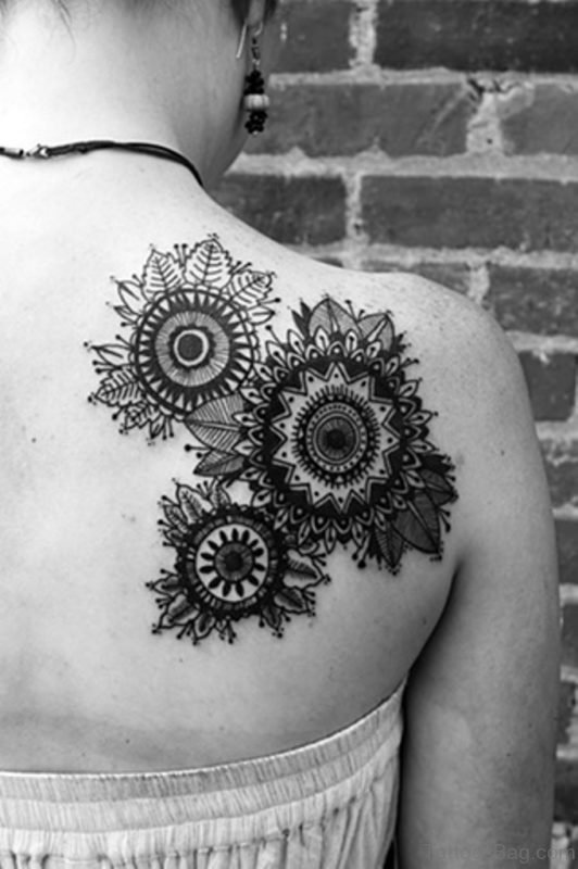 Right Back Mandala Tattoo