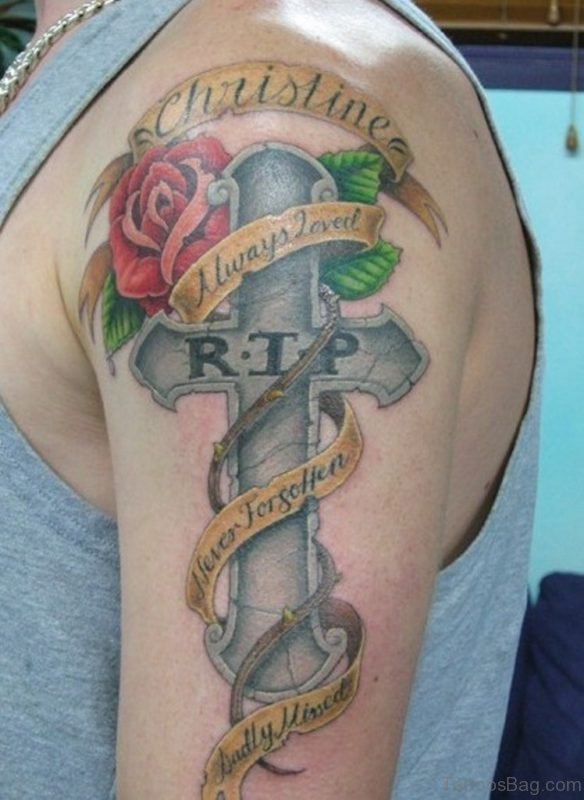 Rip Cross Tattoo