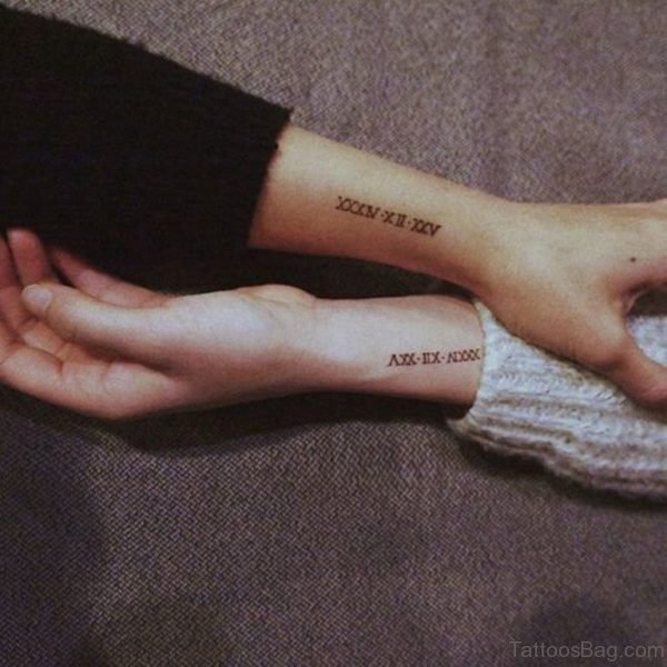 Roman Number Tattoo