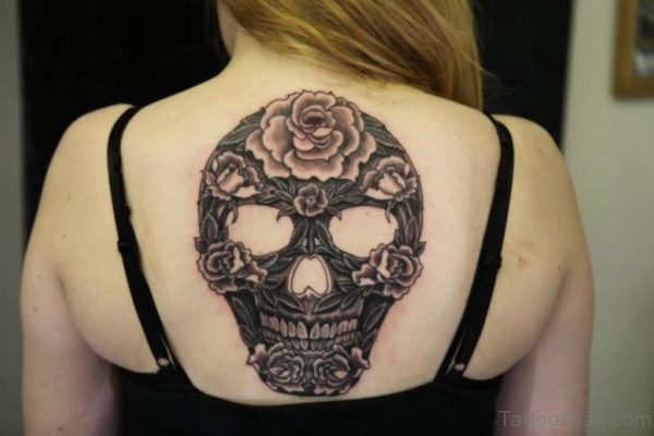 Rose Skull Tattoo