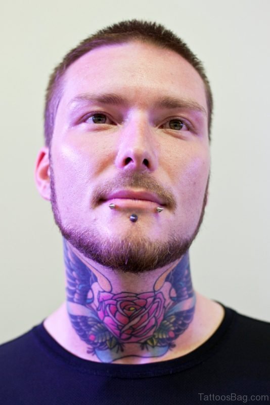 Rose With wings Tattoo For Men