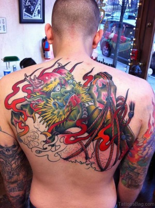 Sad Dragon Tattoo