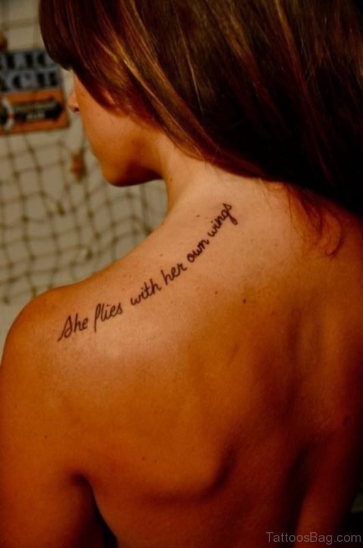 She Flies With Her Own Wings