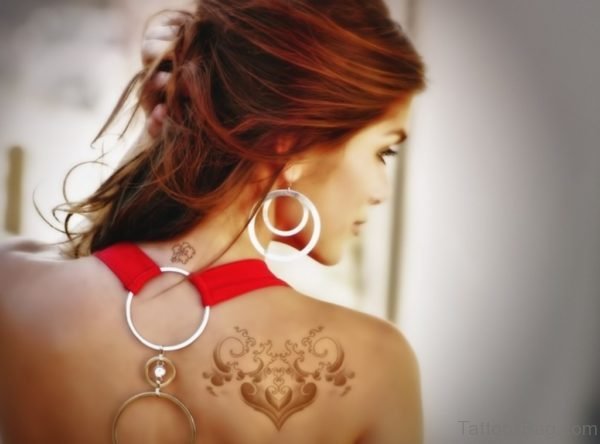 Simple Back Tattoo