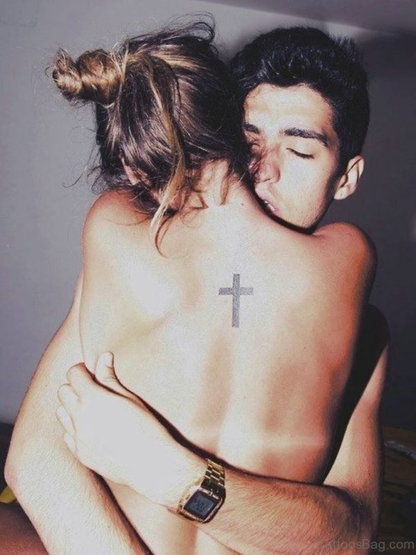 Simple Cross Tattoo Design