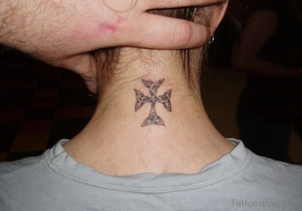 Simple Cross Tattoo Design