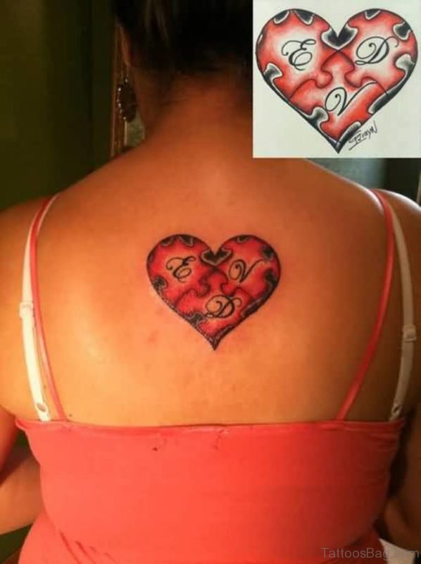 30 Greatest Heart Tattoos For Back