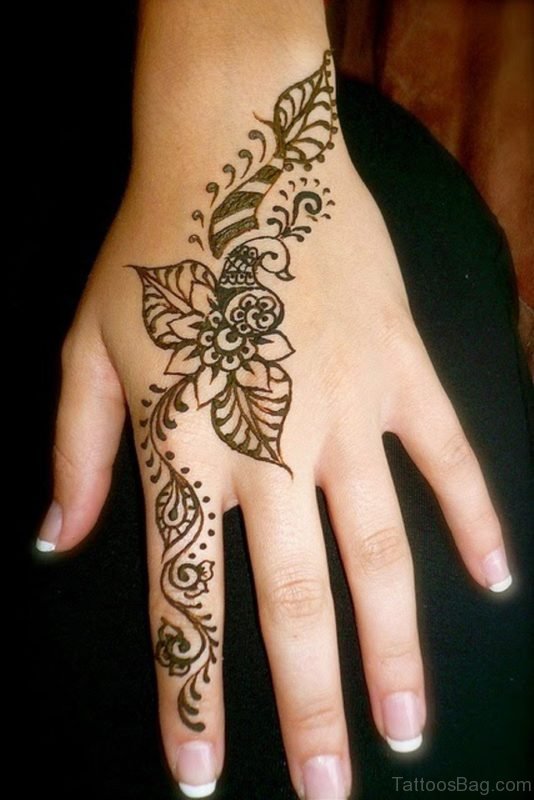 Simple Henna Tattoo Designs For Hands