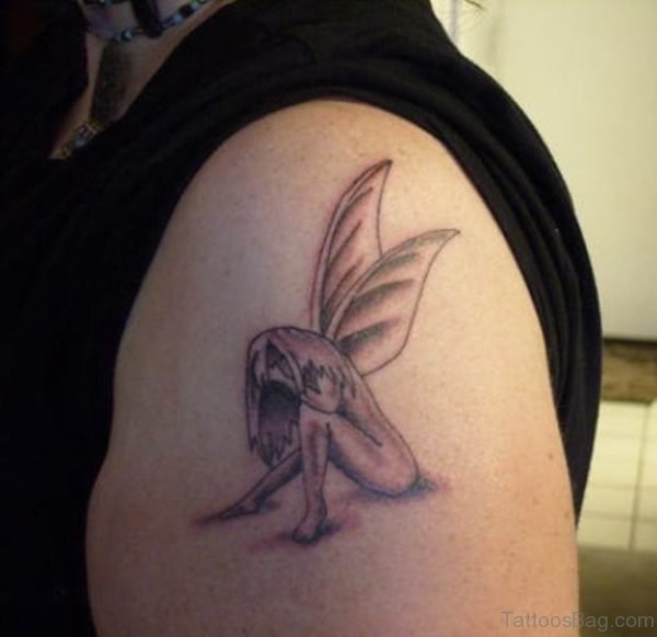 Small Angel Tattoo