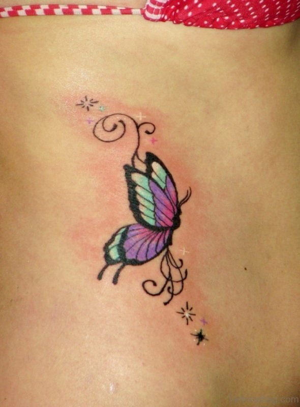 Small Butterfly Tattoo Design
