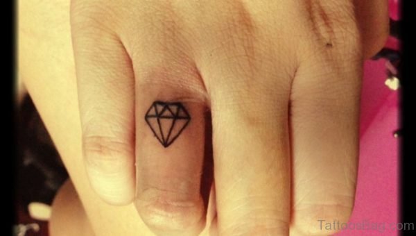 Small Diamond Tattoo Design