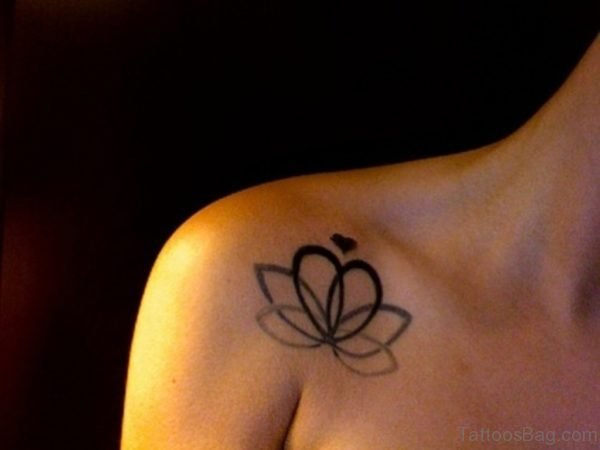 Small Lotus Tattoo Design