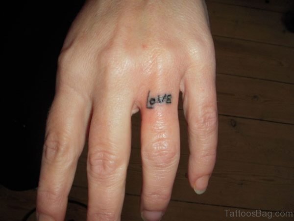 Small Love Tattoo