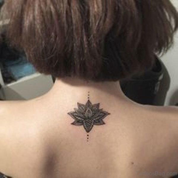 Small Mandala Lotus Tattoo