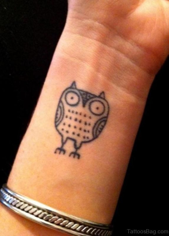 Small Owl Tattoo