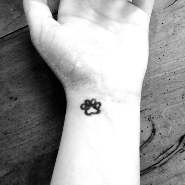 Small Paw Tattoo