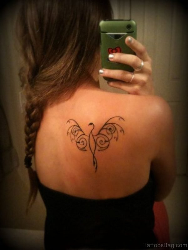 Small Tribal Phoenix Tattoo