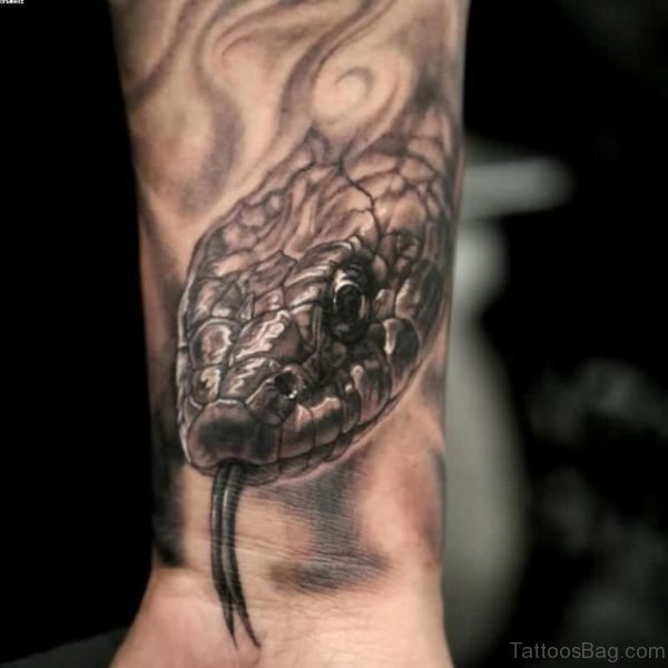 Snake Face Tattoo