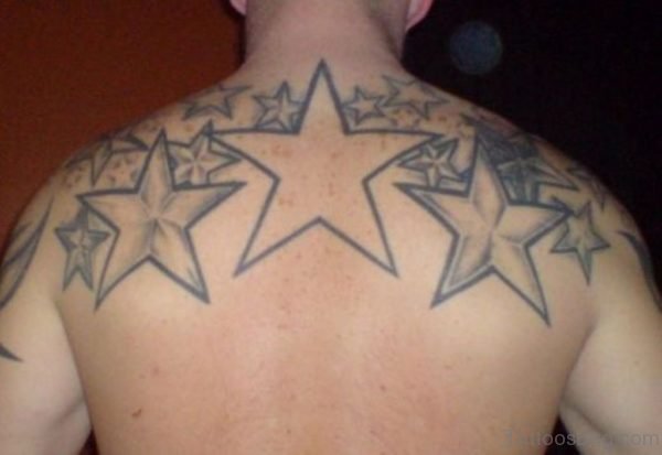 Star Tattoo On Back