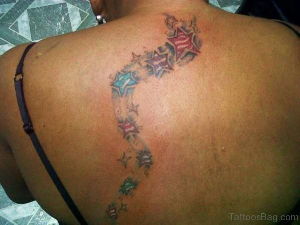 Stars Tattoos For Back